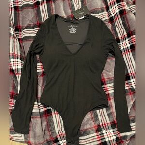 Klassy Network black bodysuit bramisuit NWT